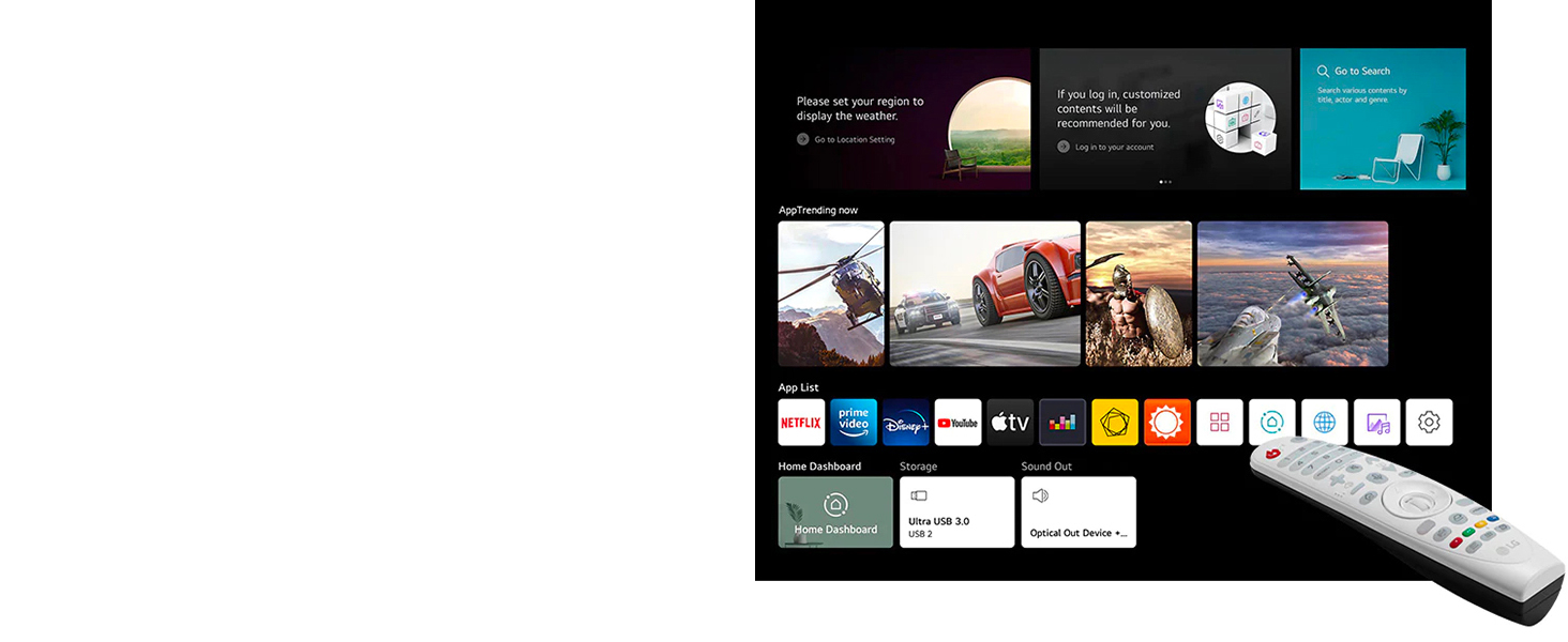 webOS 6.0 Entertainment at Your Fingertips