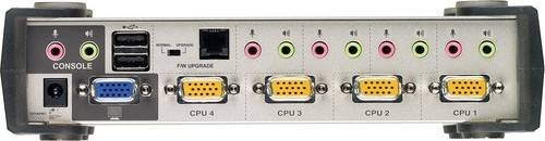 Aten 4-портовый PS/2-USB VGA/аудио KVMP переключатель | CS1734AC