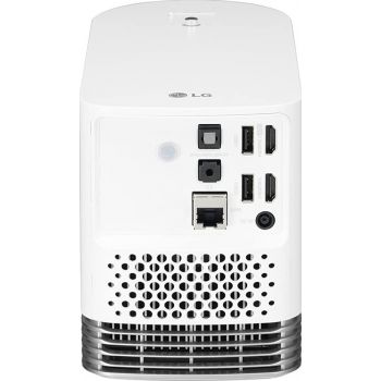 LG HF80LG Laser Smart Home Theater CineBeam Projector with 2,000 Lumen and 1080p Picture Quality, I Shaped Design | HF80LG