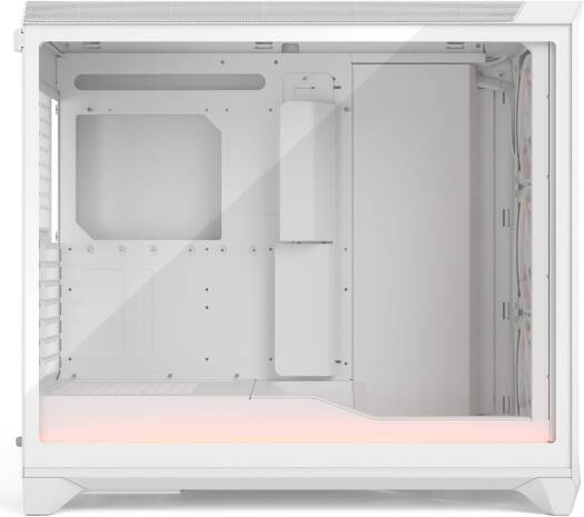 هيكل كمبيوتر كامل البرج من Fractal Design Meshify 3 XL Ambience Pro RGB ATX، مع 3 مراوح Momentum 14، ومبرد حتى 420 مم، ومنظمات كابلات، ولوحة زجاجية شفافة، وزجاج مقسّى، باللون الأبيض | FD-C-MES3X-05