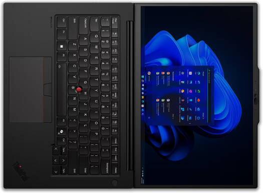 كمبيوتر محمول Lenovo ThinkPad P14s من الجيل الخامس، شاشة IPS بدقة 14.5 بوصة وتردد 120 هرتز، معالج Intel Core Ultra 7 155H، ذاكرة وصول عشوائي 64 جيجابايت (2x32)، قرص SSD سعة 1 تيرابايت، وحدة معالجة رسو
