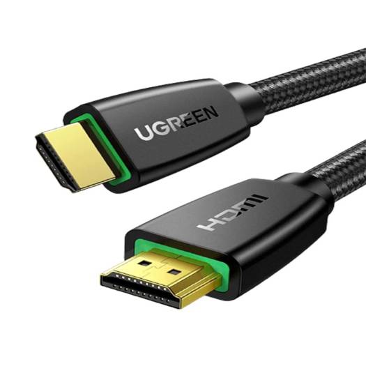 UGREEN HDMI Cable 4K HDMI 2.0 18Gbps High-Speed 4K@60Hz HDMI to HDMI Video Wire, Compatible with MacBook Pro UHD TV Nintendo Switch Xbox / PS5/4 PC Laptop, 2M, Black | 40410