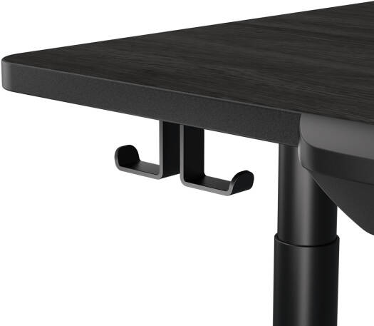 Cougar E-Odyssey Gaming Desk, 1500 x 700 mm Desktop Dimension, 730~1180 mm Height Adjustable, Ergonomic Armrest Drawer, Double Safety Measures, Silent Dual Motor Drive, Black | 3MEOD2SB.0001