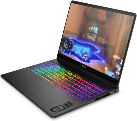 كمبيوتر محمول للألعاب HP Omen Max مقاس 16 بوصة، شاشة 2K IPS بمعدل تحديث 160 هرتز، معالج Intel Core Ultra 9 275HX، ذاكرة وصول عشوائي (RAM) سعة 32 جيجابايت، قرص SSD سعة 1 تيرابايت، بطاقة رسومات NVIDIA R