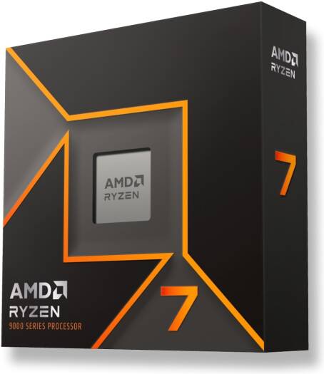 Процессор AMD Ryzen 7 9700X AM5, 8 ядер и 16 потоков, максимальная тактовая частота Boost 5,5 ГГц, кэш L2 8 МБ и кэш L3 32 МБ, графика AMD Radeon, DDR5-5600 ECC, архитектура Zen 5, PCIe 5.0 x16 | 100-