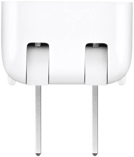 Адаптер Apple World Travel Kit, семь различных вилок переменного тока, совместимость с MagSafe и MagSafe 2, белый | МД837