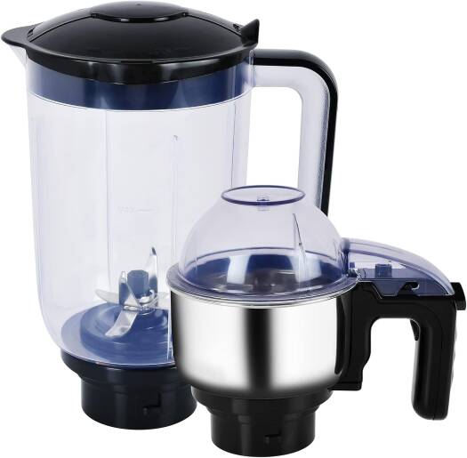 Preethi Storm Smart Mixer Grinder, миксер-измельчитель с 4 емкостями, лезвиями из нержавеющей стали и тройным механизмом безопасности | PREETHI-MG-249/00