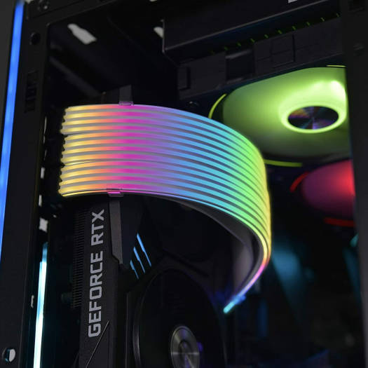 Lian-Li Strimer Plus V2 Тройной 8-контактный кабель Add-RGB, разблокируйте свое воображение, для материнской платы 3-контактный ARGB, калибр 18 AWG, количество светодиодов 162, контроллер не входит в 