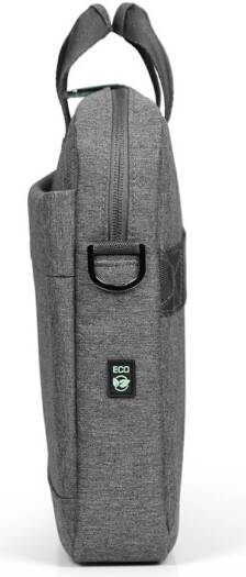 Port Designs YOSEMITE Eco 15.6" Laptop Bag, r-PET & PET Recycled Materials, Fully Padded Structure, Adjustable & Removable Padded Shoulder Strap | 400701