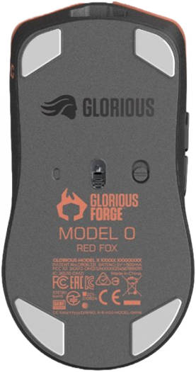ماوس الألعاب اللاسلكي Glorious Model O Pro ، قدم PTFE نقية دائرية بسلاسة ، مستشعر BAMF ، دقة 19000 نقطة في البوصة ، 6 أزرار إجمالية ، 80 ساعة من عمر البطارية ، USB-C ، Red Fox Forge | GLO-MS-OW-RF-FOR