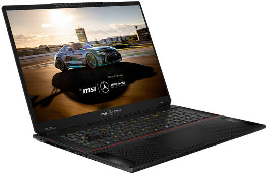 MSI Stealth 18 Mercedes AMG Motorsport Gaming Laptop, 18" UHD+120Hz, Intel Core Ultra9-185H, 32GB DDR5, 2TB SSD, NVIDIA GeForce RTX 4080 12GB, RGB Backlit ENG-ARB K/B, Win11, Black | 9S7-183121-073
