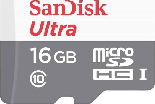 Карта памяти SanDisk Ultra 16 ГБ 48 МБ/с UHS-I Class 10 MicroSDHC | СДСКУНС-016Г-ГН3МН