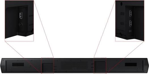 Саундбар Samsung B-Series, 3.1-канальный беспроводной саундбар с Dolby Digital/DTS Virtual X, встроенный сабвуфер, подключение по Bluetooth, черный | HW-B650/ZN