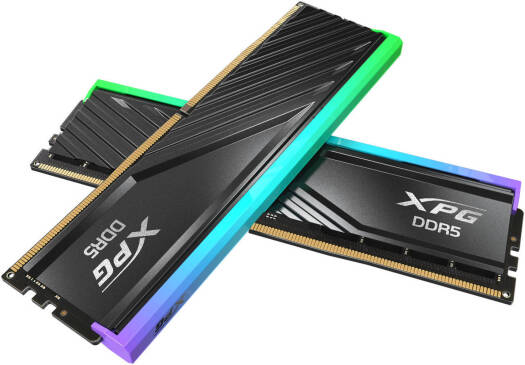 Adata XPG Lancer Blade RGB 32 ГБ (2x 16 ГБ) DDR5 настольная память, скорость памяти 6000 МТ/с, задержка CAS 36, поддержка AMD Expo и Intel XMP 3.0, форм-фактор UDIMM 288 контактов, черный | AX5U6000C3