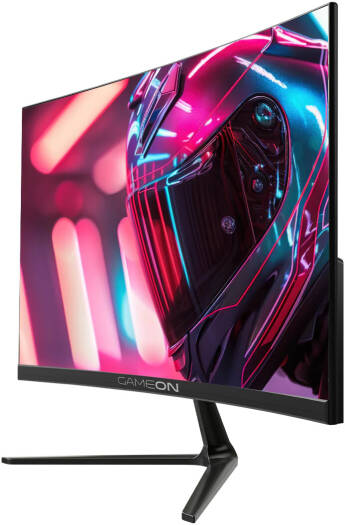 GAMEON GOC27F180VA Curved Gaming Monitor, 27" VA Display, FHD Resolution, 180Hz Refresh Rate, MPRT 0.5ms, AMD FreeSync Technology, 16.7M Display Colors, Black | GOC27F180VA