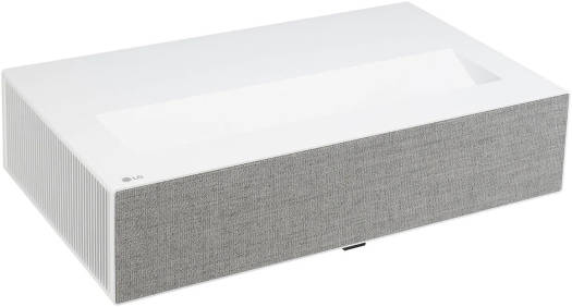 LG CineBeam Ultra Short Throw 4K UHD (3840 x 2160) Laser Smart Homer Theater CineBeam Projector, Built-in 2x 20W Stereo, 2500 ANSI Lumens, webOS 6.0, Prime Video, Netflix, Apple TV+, White | LGHU715QW