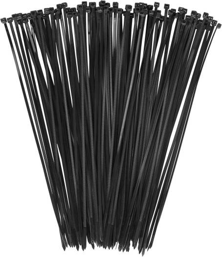 Хомуты для кабеля, 150x 3,6 мм, 100 шт., прочные, самоблокирующиеся, огнестойкие, нейлоновые, для кабеля, стяжки, обвязочные ремни, черные | 100150