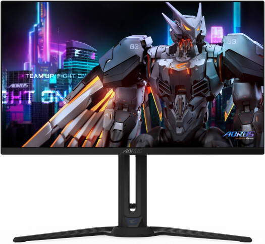 Игровой монитор Gigabyte Aorus FO27Q3, 27-дюймовый дисплей QD-OLED, частота обновления 360 Гц, 2K QHD, время отклика 0,03 мс (GtG), тактический переключатель, KVM, 6-осевое управление цветом, черный |