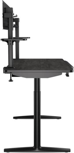 Cougar E-Odyssey Gaming Desk, 1500 x 700 mm Desktop Dimension, 730~1180 mm Height Adjustable, Ergonomic Armrest Drawer, Double Safety Measures, Silent Dual Motor Drive, Black | 3MEOD2SB.0001