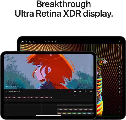 Apple iPad Pro, 13" Ultra Retina XDR Display, M4 Chip, 9-Core CPU, 10-Core GPU, 16-Core Neural Engine, 8GB RAM, 256GB Storage, Wi-Fi + Cellular, Standard Glass, TRA Version, Space Black | MVXR3AB/A